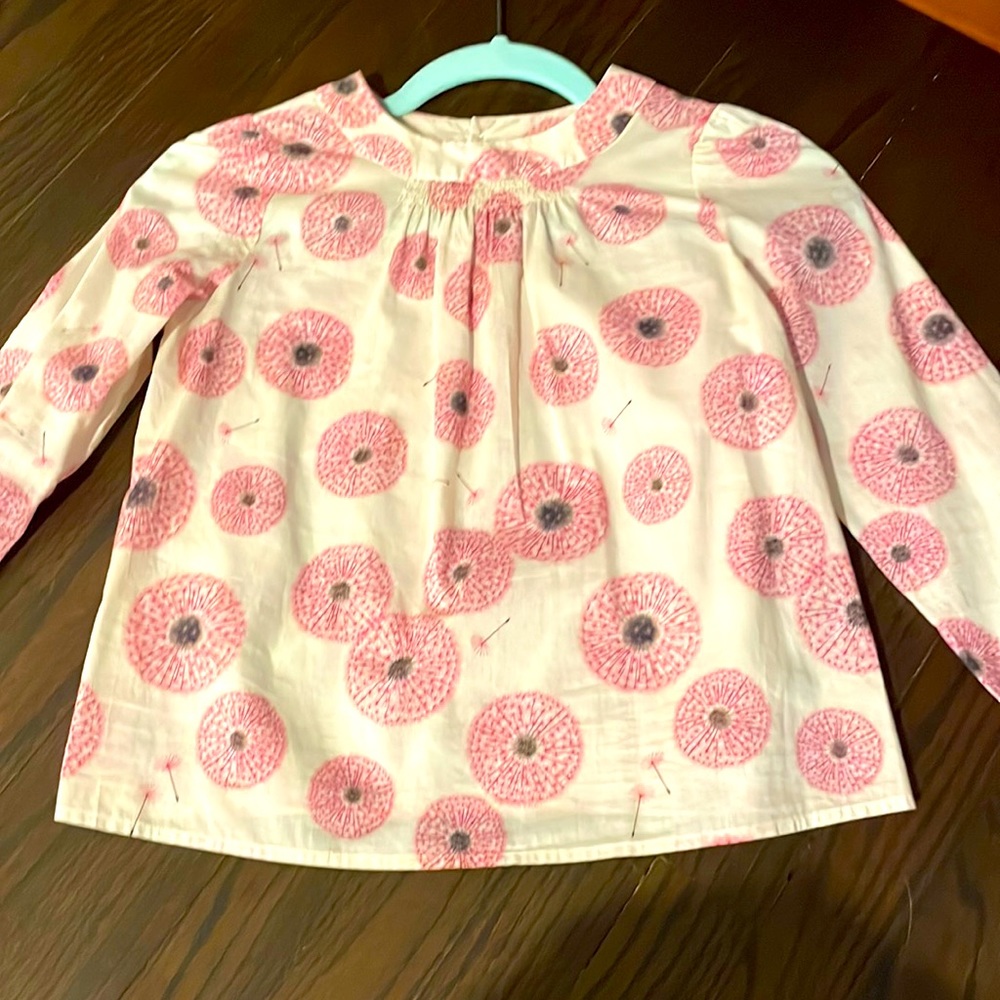 Bonpoint girls blouse 8 - fall pattern